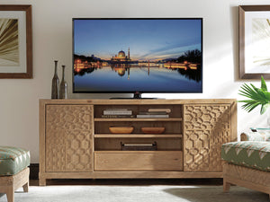 Lexington Tommy Bahama Home Morocco Media Console - Global Transitional Design With Unique Fretwork, Storage Solutions & Style Newcastle  566-908