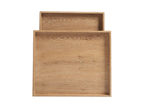 Lexington Tommy Bahama Home Dolca Vita Nesting Tables - Global Transitional Design With Knotty Oak Veneers And Aged Bronze Accents Newcastle  566-958