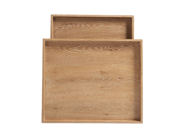 Lexington Tommy Bahama Home Dolca Vita Nesting Tables - Global Transitional Design With Knotty Oak Veneers And Aged Bronze Accents Newcastle  566-958