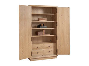 Lexington Tommy Bahama Home Pavillion Cabinet: Global Transitional Elegance With Adjustable Shelves And Unique Sunburst Design Newcastle  566-975