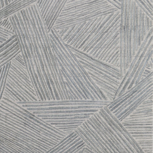 HomeRoots 5' Hand Woven Area Rug in Green and Ivory - Unique Abstract Design for Modern Home Elegance 10' X 14' 567024