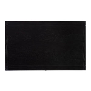 Butler Specialty Company Lark 28" Rectangular Wood Nightstand With Drawers & Open Shelf For Storage Black Mdf,Acacia Solids,Acacia Veneers 5670432-butler