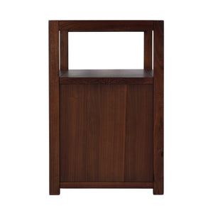 Butler Specialty Company Lark 28" Rectangular Wood Nightstand With Drawers & Open Shelf For Storage Medium Brown Mdf,Acacia Solids,Acacia Veneers 5670489-butler