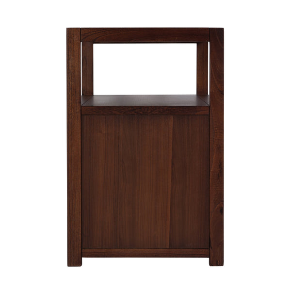 Butler Specialty Company Lark 28" Rectangular Wood Nightstand With Drawers & Open Shelf For Storage Medium Brown Mdf,Acacia Solids,Acacia Veneers 5670489-butler