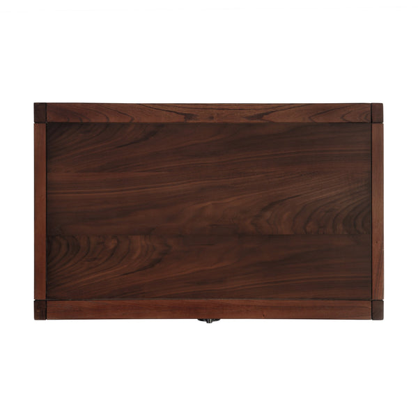 Butler Specialty Company Lark 28" Rectangular Wood Nightstand With Drawers & Open Shelf For Storage Medium Brown Mdf,Acacia Solids,Acacia Veneers 5670489-butler