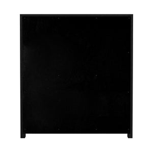 Butler Specialty Company Lark 3 Drawer Nightstand – Timeless Elegance With Modern Versatility Black Mdf,Acacia Solids,Acacia Veneers 5671432-butler