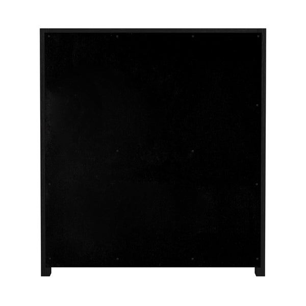 Butler Specialty Company Lark 3 Drawer Nightstand – Timeless Elegance With Modern Versatility Black Mdf,Acacia Solids,Acacia Veneers 5671432-butler