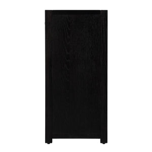Butler Specialty Lark Rectangular Wood Accent Storage Cabinet With Stylish Gold Hardware Charm Black Mdf,Acacia Solids,Acacia Veneers 5673432-butler