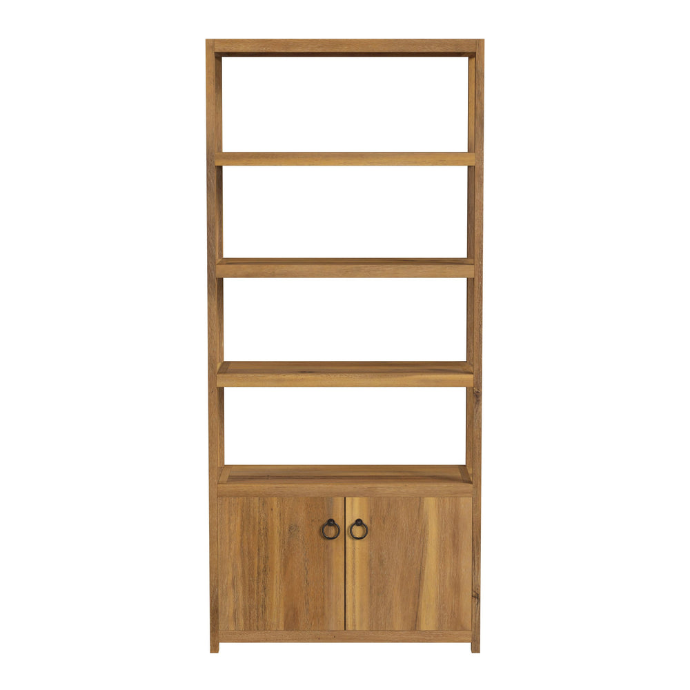 Butler Specialty Butler Lark 32" W X 72" H 4-tier Etagere Bookcase – Chic Wood Storage With Gold Hardware Finish Natural Pine Solids,Pine Veneers,Engineered Wood 5674312-butler