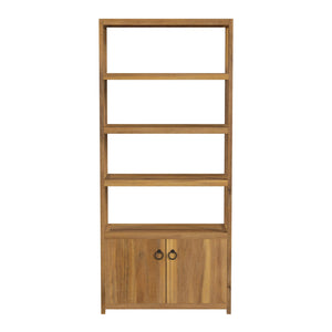 Butler Specialty Butler Lark 32" W X 72" H 4-tier Etagere Bookcase – Chic Wood Storage With Gold Hardware Finish Natural Pine Solids,Pine Veneers,Engineered Wood 5674312-butler
