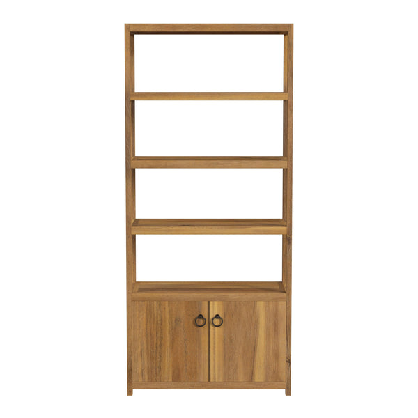 Butler Specialty Butler Lark 32" W X 72" H 4-tier Etagere Bookcase – Chic Wood Storage With Gold Hardware Finish Natural Pine Solids,Pine Veneers,Engineered Wood 5674312-butler