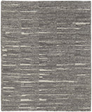 Homeroots 4' X 6' Gray Ivory And Taupe Abstract Hand Woven Area Rug Gray Wool Blend 567494