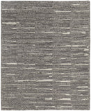 Homeroots 4' X 6' Gray Ivory And Taupe Abstract Hand Woven Area Rug Gray Wool Blend 567494