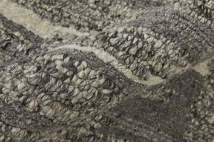 HomeRoots 4' Hand Woven Area Rug in Gray, Ivory & Taupe - Modern Abstract Design for Stylish Interiors 2' X 3' 567500