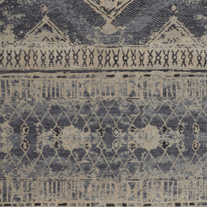 HomeRoots 4' Hand-Knotted Wool Floral Area Rug – Timeless Elegance with Stain Resistance for Any Room Decor 2' X 3' 567521