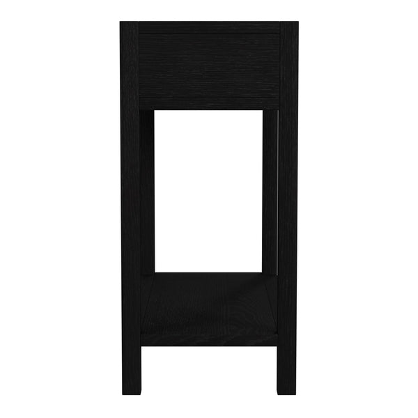 Butler Specialty Company Lark 30" Wide Rectangular Wood Nightstand With Stylish Open Design & Storage Black Mdf,Acacia Solids,Acacia Veneers 5675432-butler