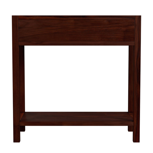 Butler Specialty Company Lark 30" Wide Rectangular Wood Nightstand With Stylish Open Design & Storage Medium Brown Mdf,Acacia Solids,Acacia Veneers 5675489-butler