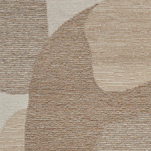 HomeRoots 4' X 6' Hand-Tufted Wool Area Rug in Brown, Tan & Ivory – Stain-Resistant, Artisan Crafted Design 567605