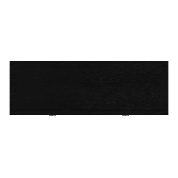 Butler Specialty Butler Lark 44" Rectangular Wood Console Table With 2 Drawers And Open Shelf For Elegant Storage Black Mdf,Acacia Solids,Acacia Veneers 5676432-butler