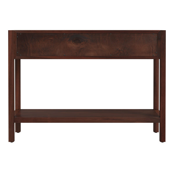 Butler Specialty Butler Lark 44" Rectangular Wood Console Table With 2 Drawers & Open Shelf - Elegant Medium Brown Finish Medium Brown Mdf,Acacia Solids,Acacia Veneers 5676489-butler