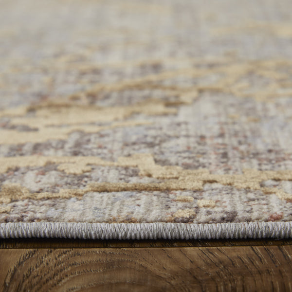 Homeroots 12' X 15' Brown Taupe And Tan Abstract Power Loom Area Rug Brown Polyester 567649