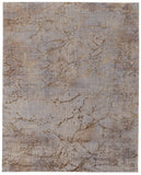 Homeroots 12' X 15' Brown Taupe And Tan Abstract Power Loom Area Rug Brown Polyester 567649