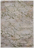 Homeroots 5' X 8' Taupe Green And Tan Abstract Power Loom Area Rug Taupe Polyester 567655