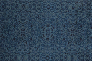 Homeroots 8' Blue Power Loom Runner Rug Blue Polypropylene 567679