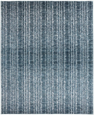 HomeRoots 10' Blue and Ivory Power Loom Area Rug - Stylish, Durable Design for Family Spaces and Easy Care 10' X 13' 567684