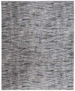 HomeRoots 5' Gray Ivory Tan Abstract Area Rug - Durable, Stain-Resistant, Contemporary Design for Modern Spaces 7' X 10' 567724