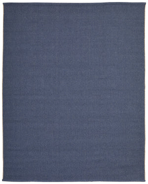 Homeroots 8' X 10' Blue Hand Woven Area Rug Blue Polypropylene 567744