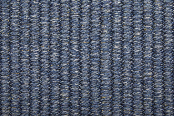 Homeroots 9' X 12' Blue Hand Woven Area Rug Blue Polypropylene 567745