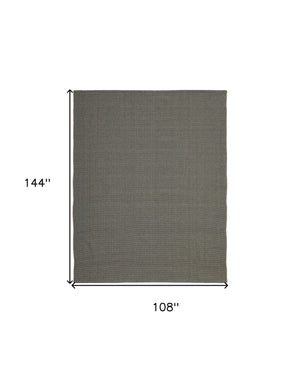 Homeroots 9' X 12' Green Hand Woven Area Rug Green Polypropylene 567750