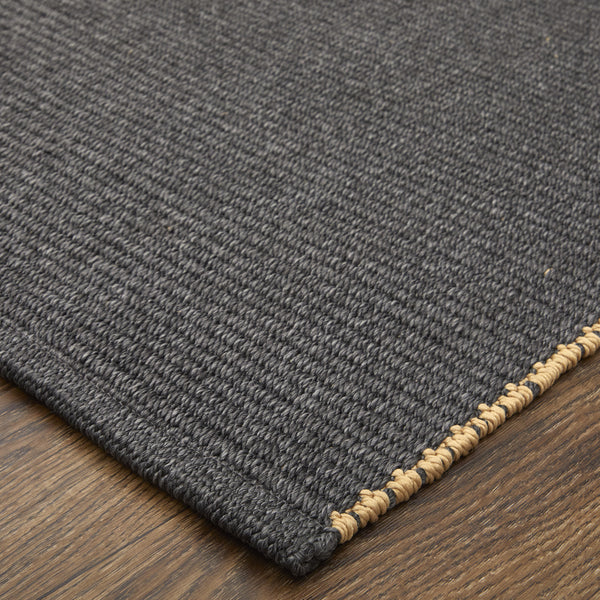 Homeroots 5' X 8' Tan And Gray Hand Woven Area Rug Gray Polypropylene 567753