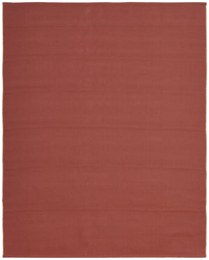 Homeroots 8' X 10' Red And Tan Hand Woven Area Rug Red Polypropylene 567764