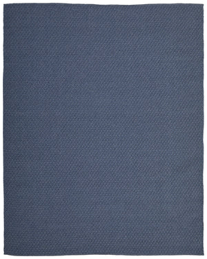 Homeroots 5' X 8' Blue Hand Woven Area Rug Blue Polypropylene 567767