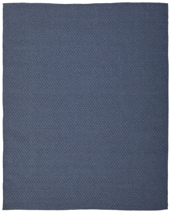 HomeRoots 10' Hand-Woven Blue Area Rug - Artisan Crafted, Stain-Resistant, Durable Design for Large Spaces 10' X 14' 567770