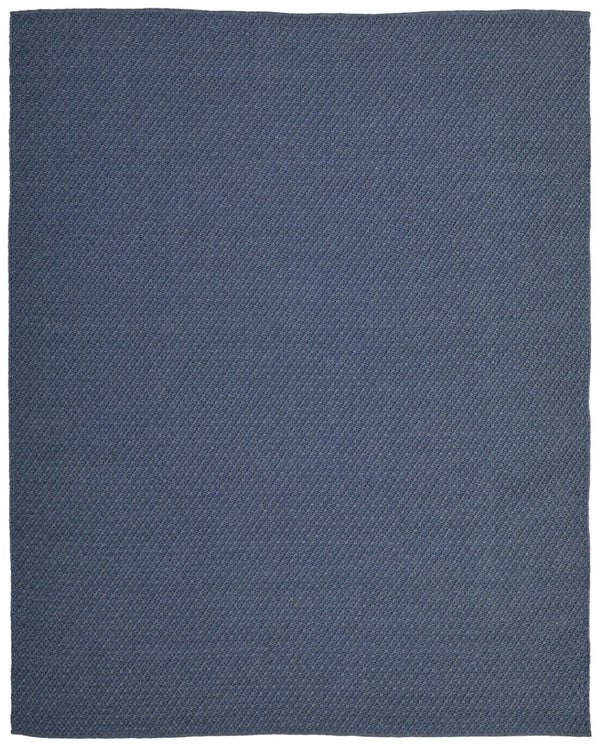 HomeRoots 10' Hand-Woven Blue Area Rug - Artisan Crafted, Stain-Resistant, Durable Design for Large Spaces 10' X 14' 567770