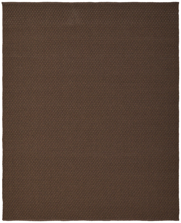 Homeroots 8' X 10' Brown Hand Woven Area Rug Brown Polypropylene 567773