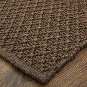 Homeroots 8' X 10' Brown Hand Woven Area Rug Brown Polypropylene 567773