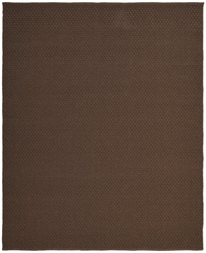 Homeroots 10' X 14' Brown Hand Woven Area Rug Brown Polypropylene 567775