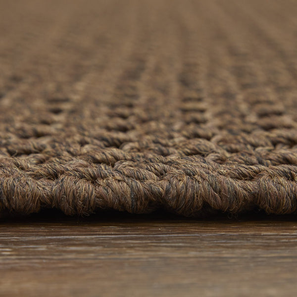 Homeroots 2' Hand Woven Brown Area Rug - Unique Artisan Crafted Accent For Any Space, Stain Resistant Design 2' X 3' Polypropylene 567776