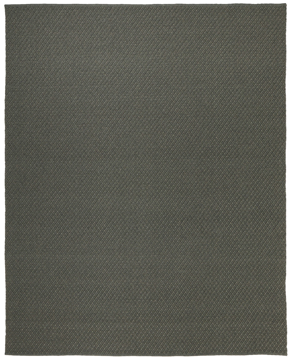 Homeroots 9' X 12' Green Hand Woven Area Rug Green Polypropylene 567779