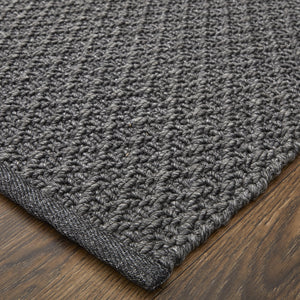 Homeroots 10' X 14' Gray Hand Woven Area Rug Gray Polypropylene 567785