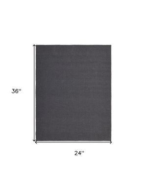 Homeroots 2' Hand Woven Brown Area Rug - Unique Artisan Crafted Accent For Any Space, Stain Resistant Design 2' X 3' Polypropylene 567786