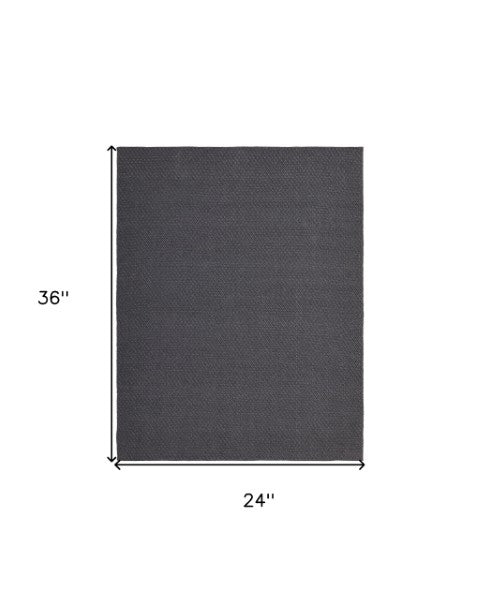 Homeroots 2' Hand Woven Brown Area Rug - Unique Artisan Crafted Accent For Any Space, Stain Resistant Design 2' X 3' Polypropylene 567786