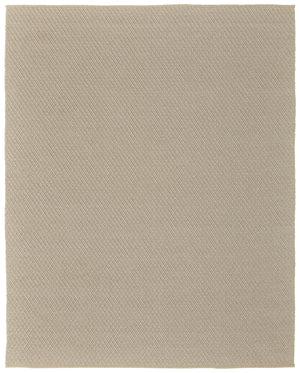 Homeroots 10' X 14' Tan Hand Woven Area Rug Ivory Polypropylene 567789