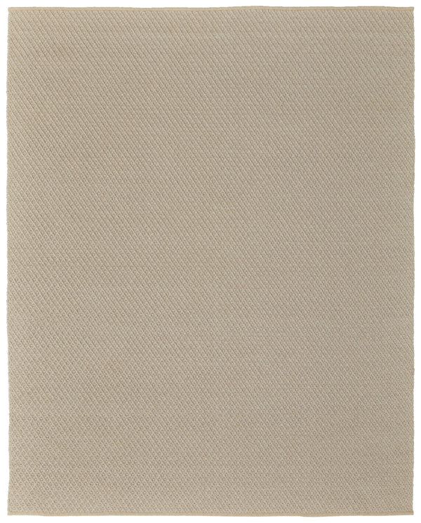 Homeroots 10' X 14' Tan Hand Woven Area Rug Ivory Polypropylene 567789