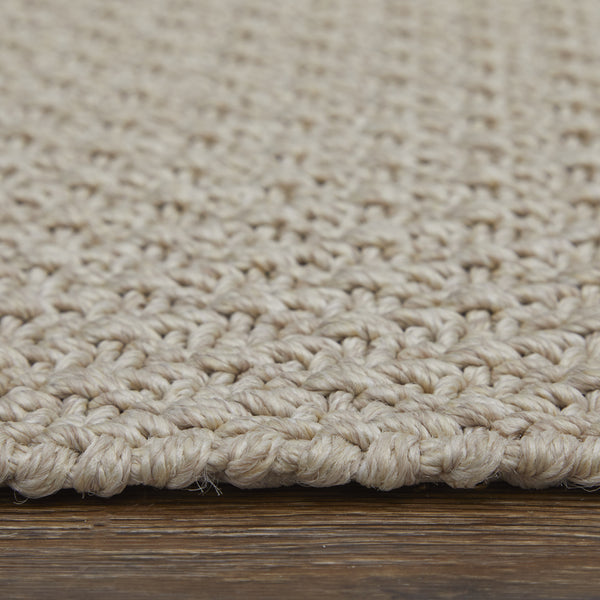 Homeroots 10' X 14' Tan Hand Woven Area Rug Ivory Polypropylene 567789