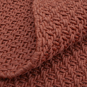 Homeroots 8' X 10' Red Hand Woven Area Rug Red Polypropylene 567791